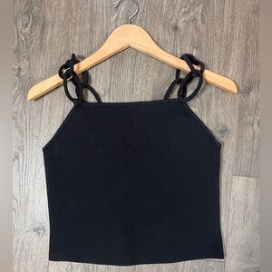 *NWT* House of Harlow 1960 Black Crop Tank Top